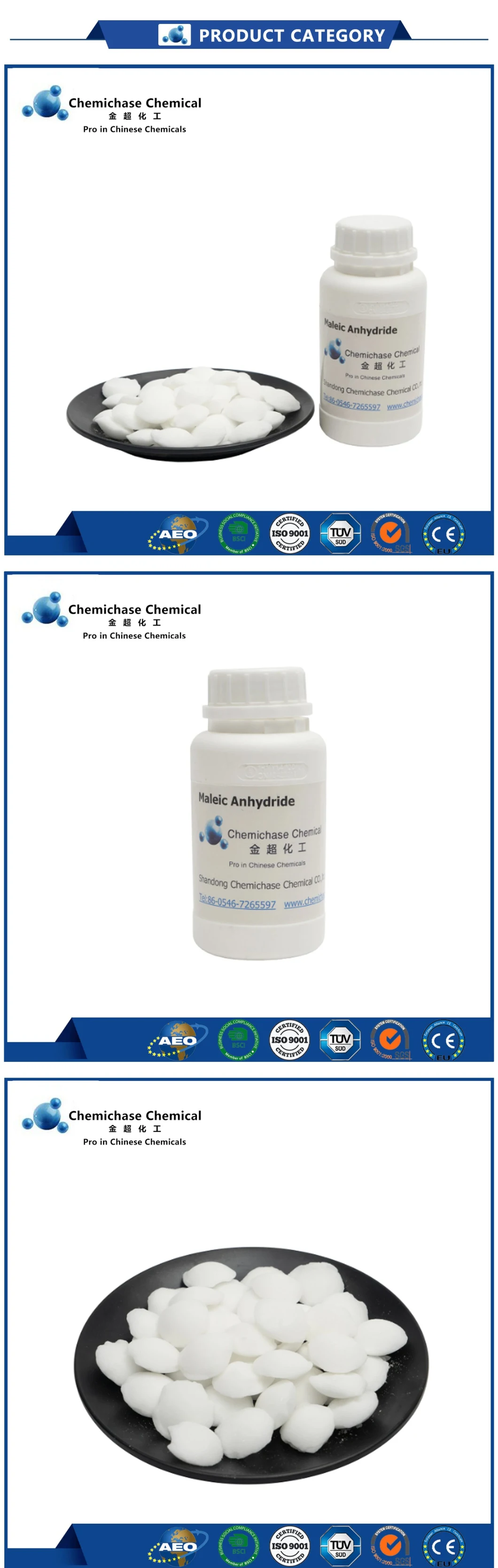 Ma Maleic Anhydride 99.5% Min Chemical Raw Materials